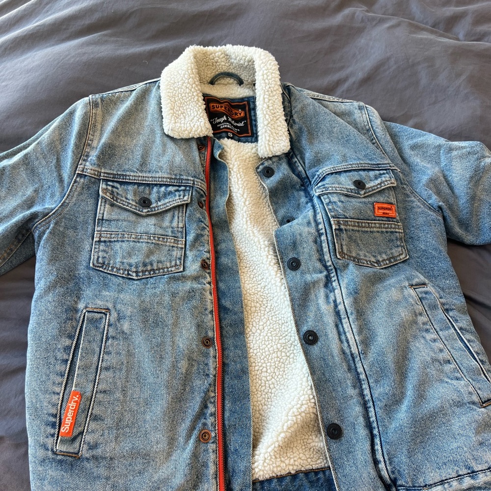 Superdry fleece lined jean jacket